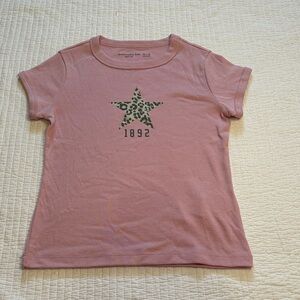 Abercrombie Kids Pink Star Tee